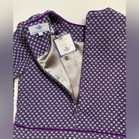 FLORENCE FANCY Purple Corduroy Jane Girls Dress Brand new size 4 - Picture 7 of 11